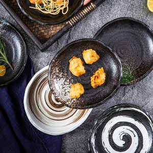 Sushi Sashimi Barbecue Plate Snack Dim Sum Dessert Salad Plates