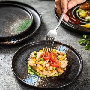 Western Food Pizza Plate Steak Ceramic Plate