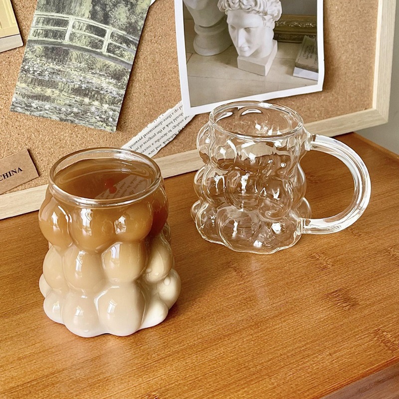 Transparent Grape Shaped Glassware Borosilicate Coffee Cup Juice Cup