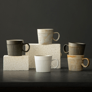 Retro Coarse Pottery Ceramic Coffee Cup 170ML