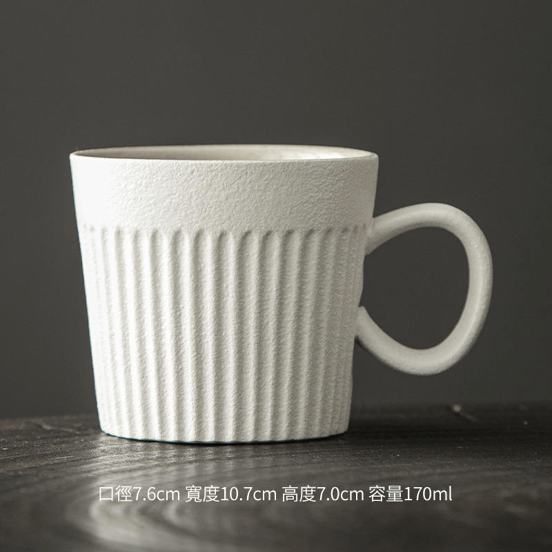 Retro Coarse Pottery Ceramic Coffee Cup 170ML - 图片 6