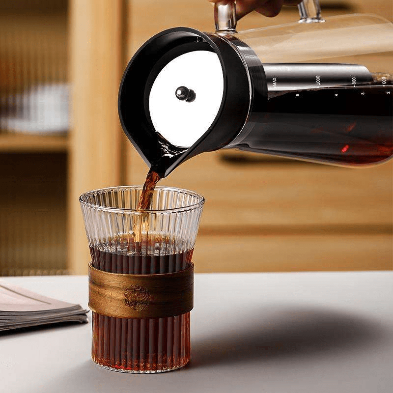 High Borosilicate Cold Brew Cold Coffee Maker Glass Coffee Tea Pot with Filter 1200ML/ 1500ML - 图片 4