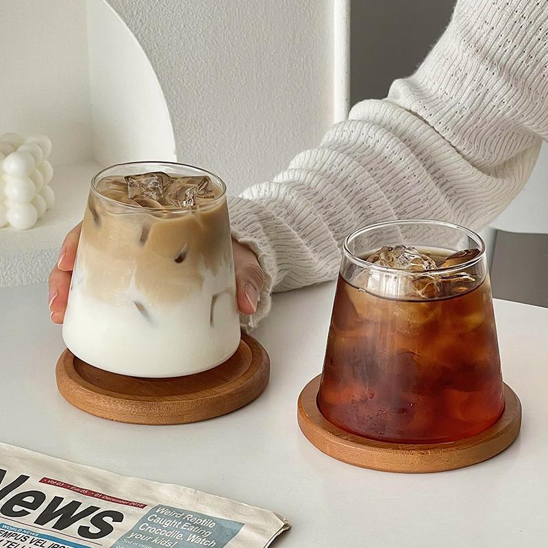 Modern Heat Resistant Glass Cup for Coffee Whiskey and Beer