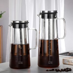High Borosilicate Glass Cold Brew Coffee Maker With Filter